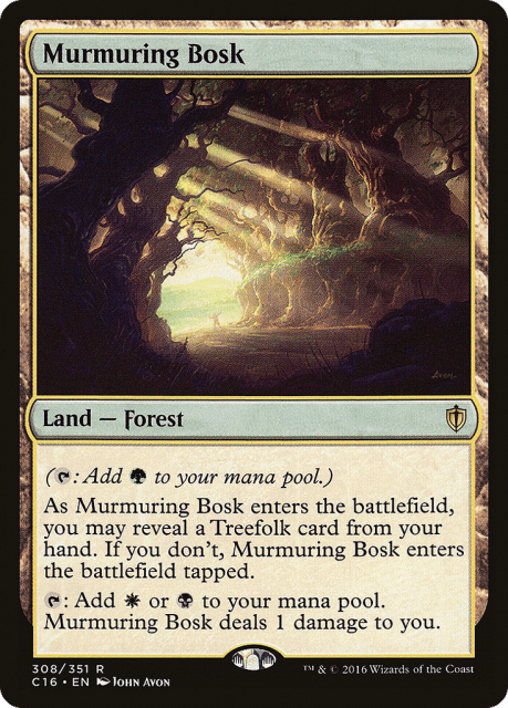 Murmuring Bosk (308) — Commander 2016