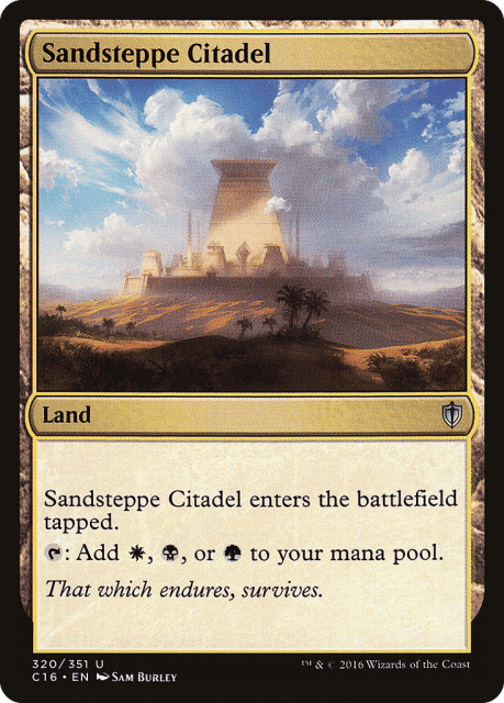 Sandsteppe Citadel (320) — Commander 2016