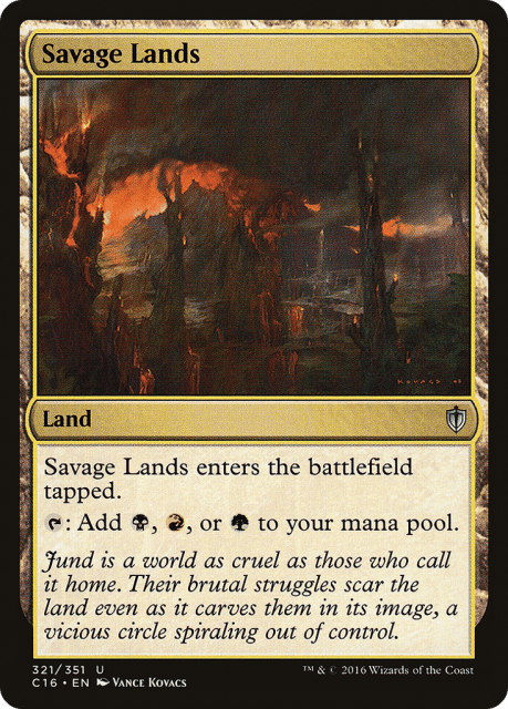 Savage Lands (321) — Commander 2016