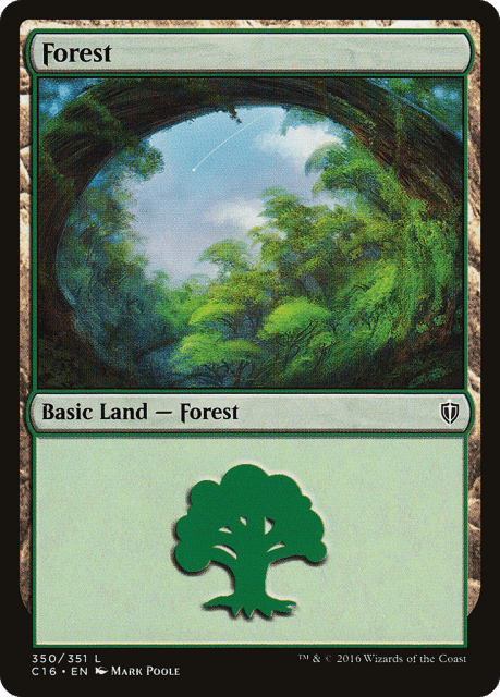 Forest (350) — Commander 2016