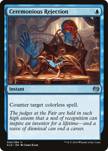 Ceremonious Rejection (40) — Kaladesh