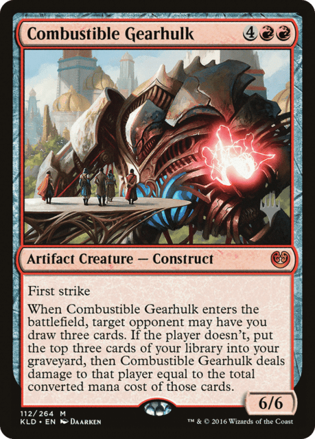 Combustible Gearhulk (112) — Kaladesh Promos
