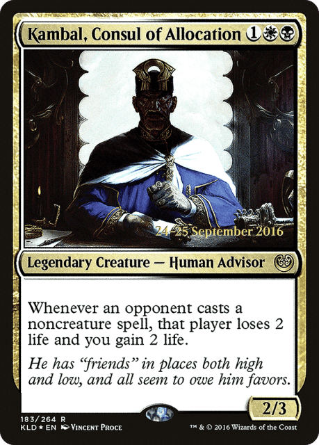 Kambal, Consul of Allocation (183) — Kaladesh Promos
