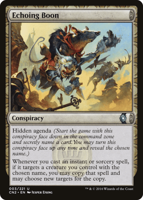 Echoing Boon (3) — Conspiracy: Take the Crown