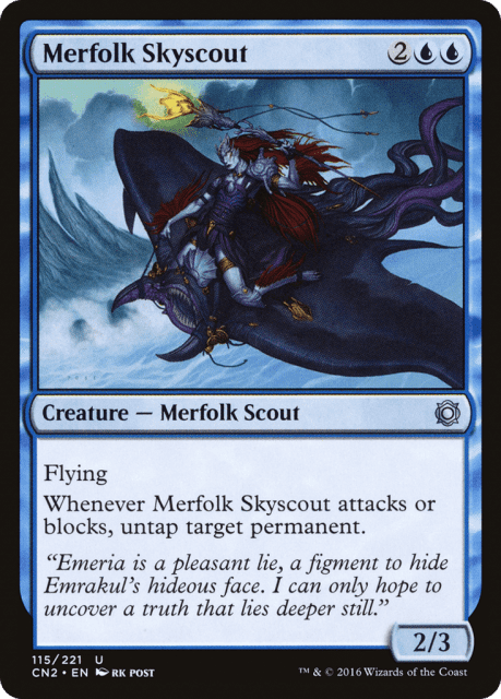 Merfolk Skyscout (115) — Conspiracy: Take the Crown