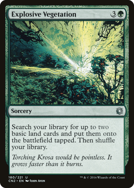Explosive Vegetation (180) — Conspiracy: Take the Crown