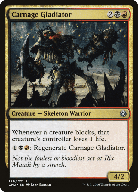 Carnage Gladiator (199) — Conspiracy: Take the Crown