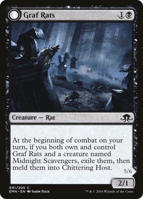 Graf Rats // Chittering Host (91) — Eldritch Moon