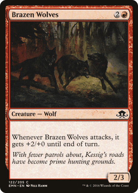 Brazen Wolves (122) — Eldritch Moon