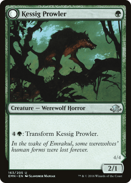 Kessig Prowler // Sinuous Predator (163) — Eldritch Moon