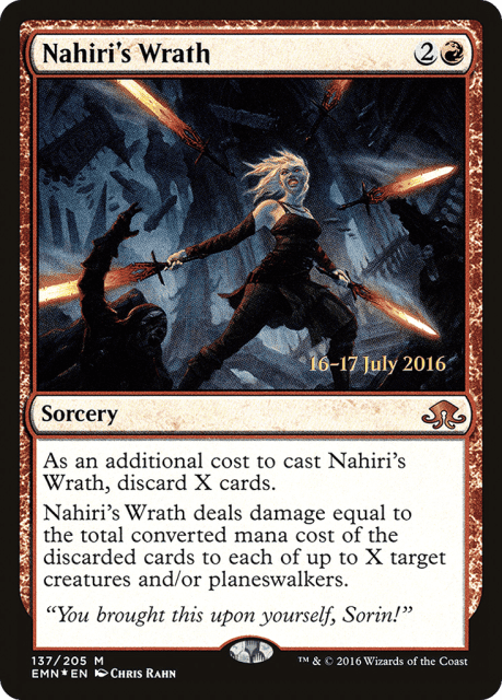 Nahiri's Wrath (137) — Eldritch Moon Promos