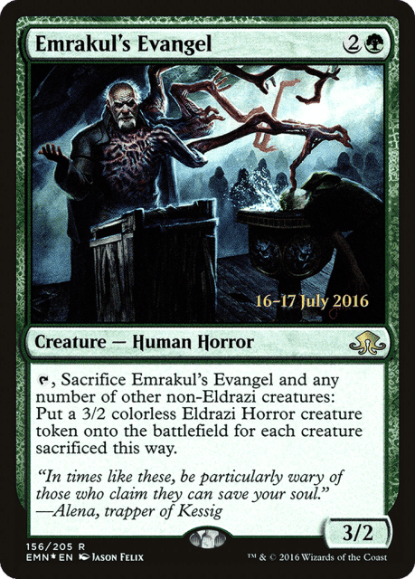 Emrakul's Evangel (156) — Eldritch Moon Promos