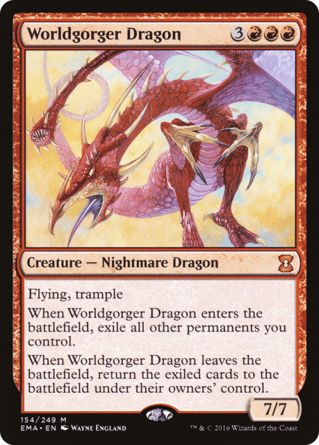 Worldgorger Dragon (154) — Eternal Masters