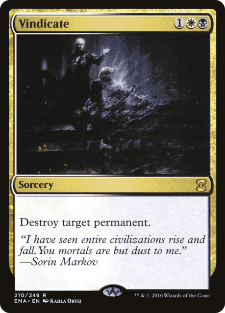 Vindicate (210) — Eternal Masters