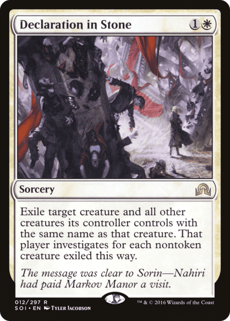 Declaration in Stone (12) — Shadows over Innistrad