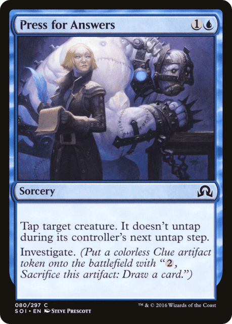Press for Answers (80) — Shadows over Innistrad