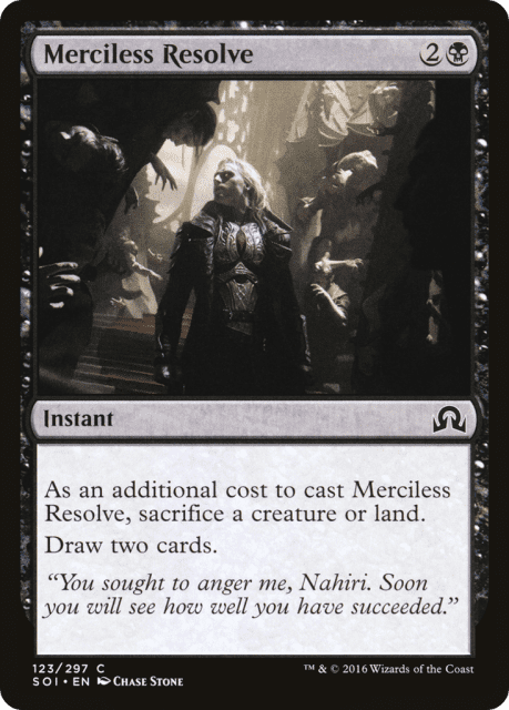 Merciless Resolve (123) — Shadows over Innistrad