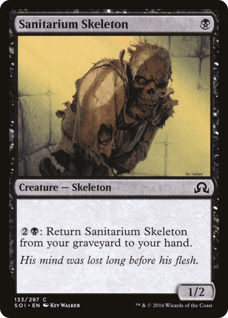 Sanitarium Skeleton (133) — Shadows over Innistrad
