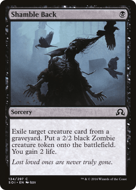 Shamble Back (134) — Shadows over Innistrad