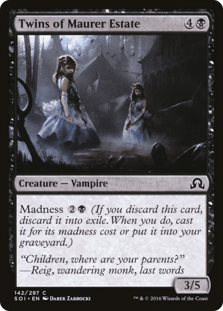 Twins of Maurer Estate (142) — Shadows over Innistrad