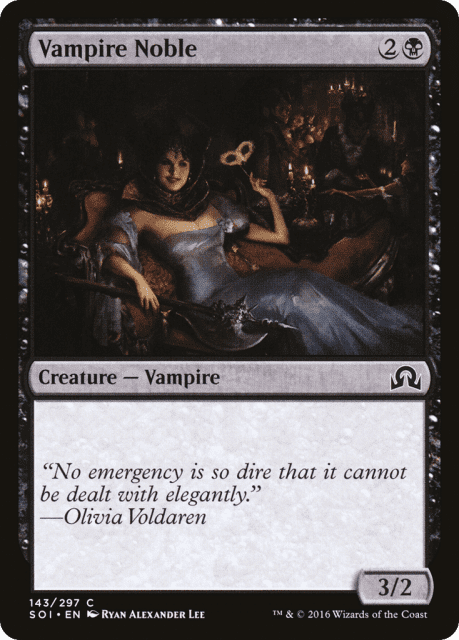 Vampire Noble (143) — Shadows over Innistrad