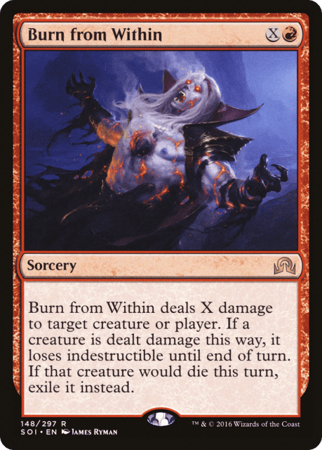 Burn from Within (148) — Shadows over Innistrad