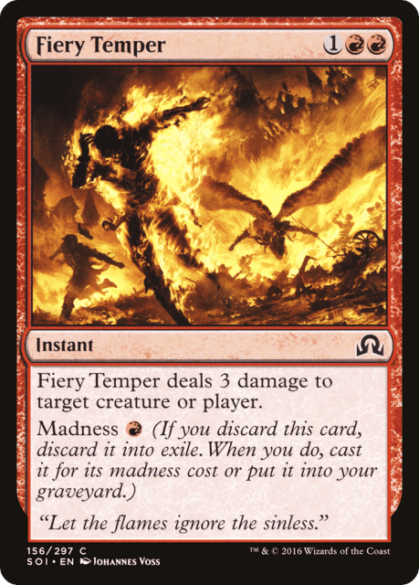 Fiery Temper (156) — Shadows over Innistrad