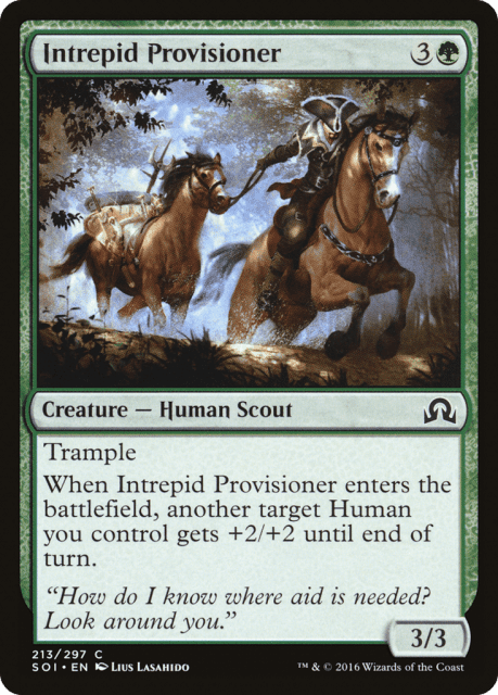 Intrepid Provisioner (213) — Shadows over Innistrad