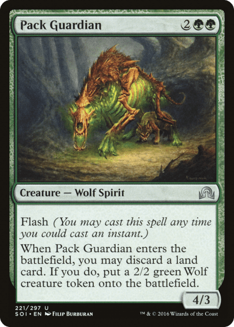 Pack Guardian (221) — Shadows over Innistrad