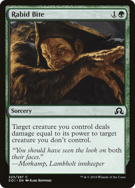 Rabid Bite (223) — Shadows over Innistrad
