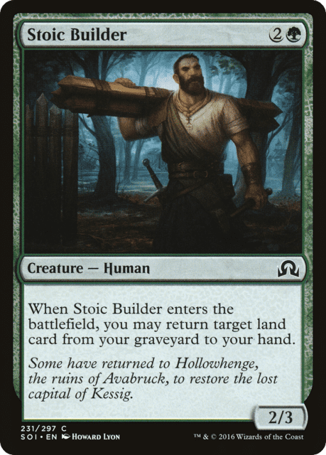 Stoic Builder (231) — Shadows over Innistrad