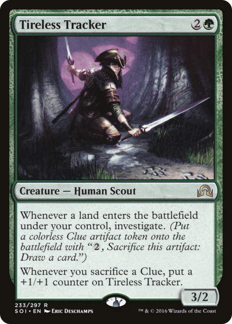 Tireless Tracker (233) — Shadows over Innistrad