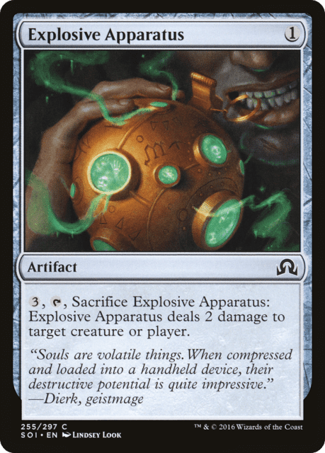 Explosive Apparatus (255) — Shadows over Innistrad