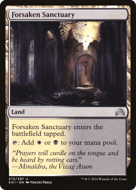 Forsaken Sanctuary (273) — Shadows over Innistrad