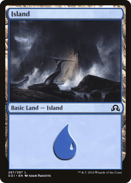 Island (287) — Shadows over Innistrad