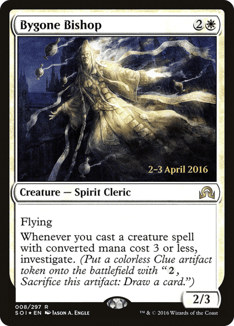 Bygone Bishop (8) — Shadows over Innistrad Promos