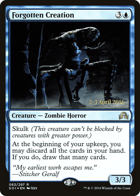 Forgotten Creation (63) — Shadows over Innistrad Promos