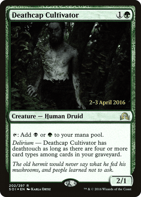 Deathcap Cultivator (202) — Shadows over Innistrad Promos