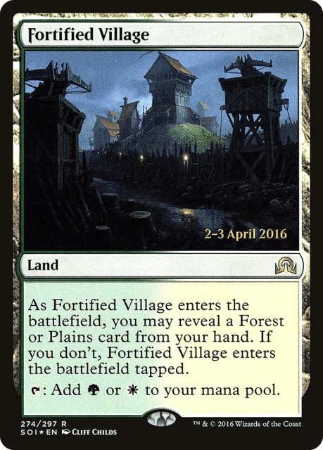 Fortified Village (274) — Shadows over Innistrad Promos