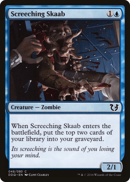 Screeching Skaab (48) — Duel Decks: Blessed vs. Cursed
