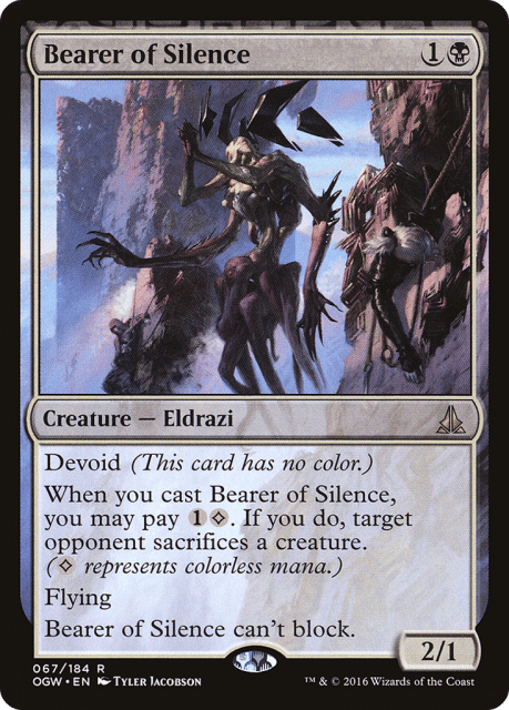 Bearer of Silence (67) — Oath of the Gatewatch