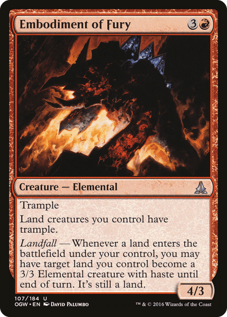 Embodiment of Fury (107) — Oath of the Gatewatch