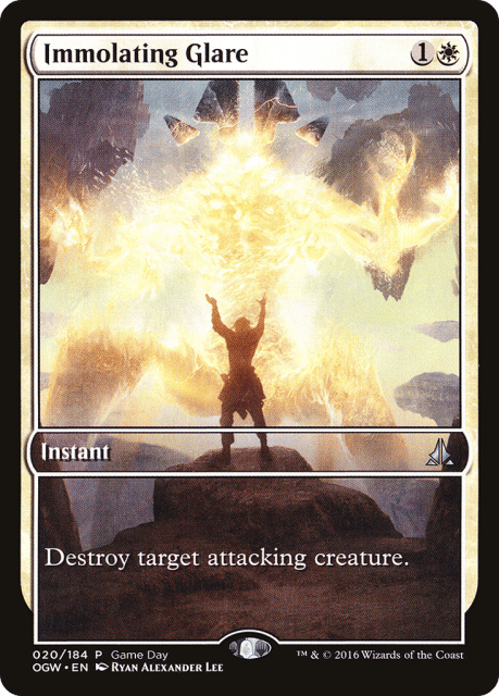 Immolating Glare (20) — Oath of the Gatewatch Promos