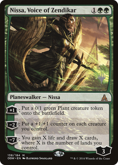 Nissa, Voice of Zendikar (138) — Oath of the Gatewatch Promos