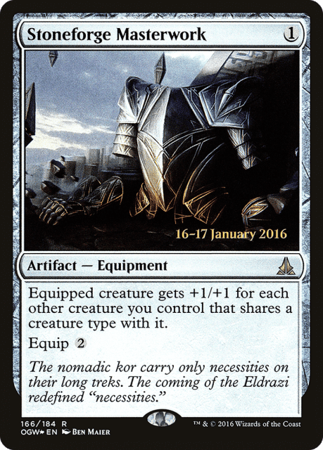 Stoneforge Masterwork (166) — Oath of the Gatewatch Promos