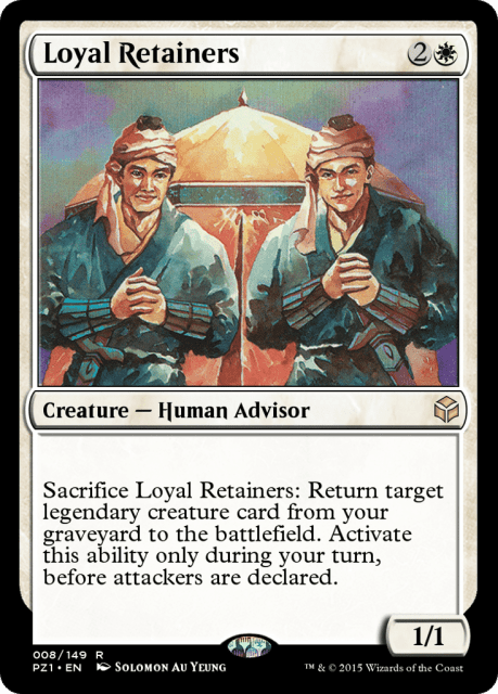 Loyal Retainers (8) — Legendary Cube Prize Pack