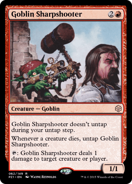 Goblin Sharpshooter (62) — Legendary Cube Prize Pack