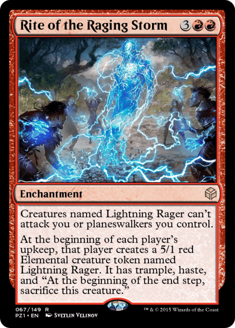 Rite of the Raging Storm (67) — Legendary Cube Prize Pack
