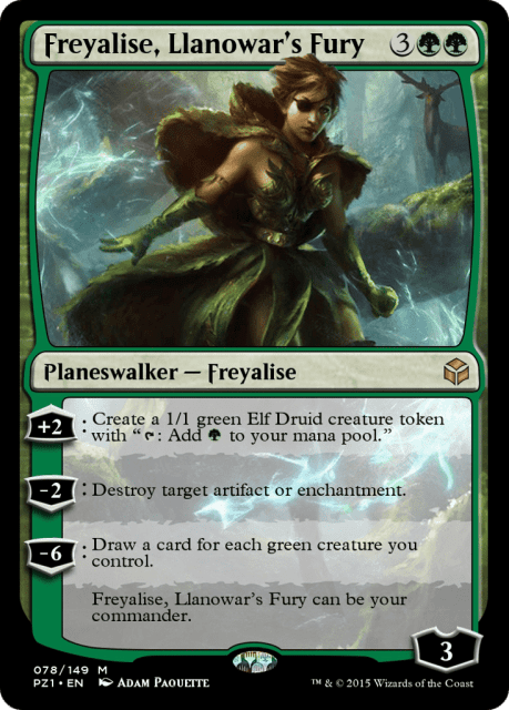 Freyalise, Llanowar's Fury (78) — Legendary Cube Prize Pack