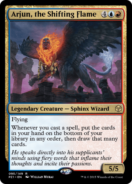 Arjun, the Shifting Flame (95) — Legendary Cube Prize Pack